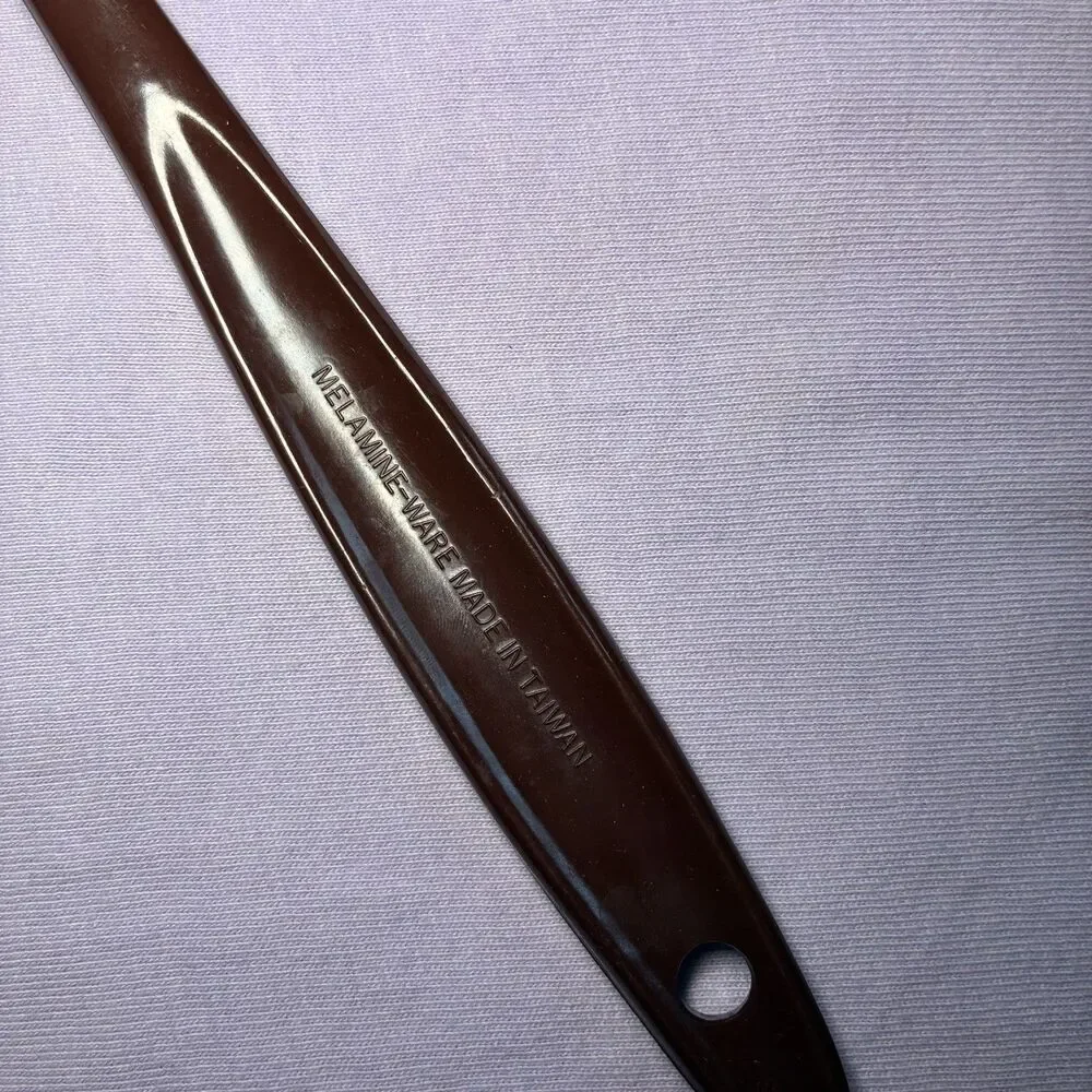 Vintage Collectible Melamine Brown Plastic Spatula